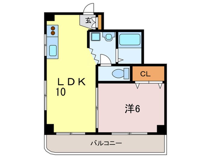 ハイツ大蔵の物件間取画像