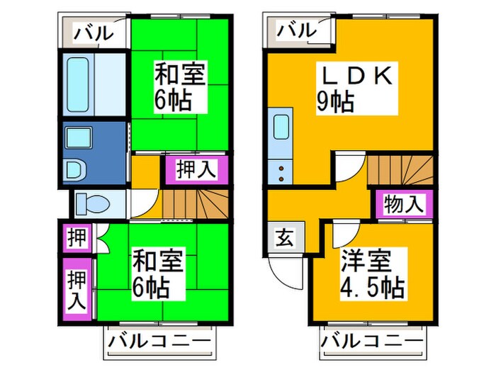 メゾンリベルテの物件間取画像