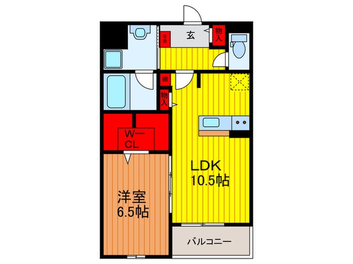 イレーネ守口の物件間取画像