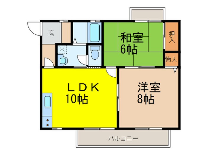 ローンコートの物件間取画像