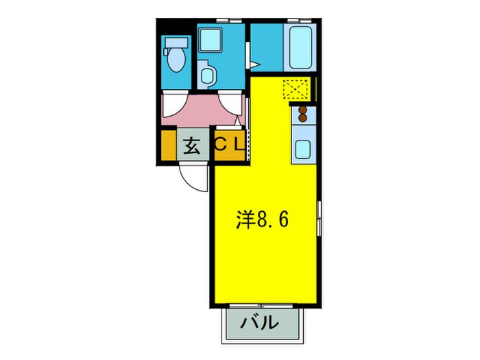 エルベ阿保の物件間取画像