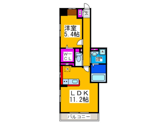 トライアンフ北三国の物件間取画像