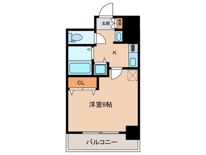 リンクパラッツオ上本町の物件間取画像