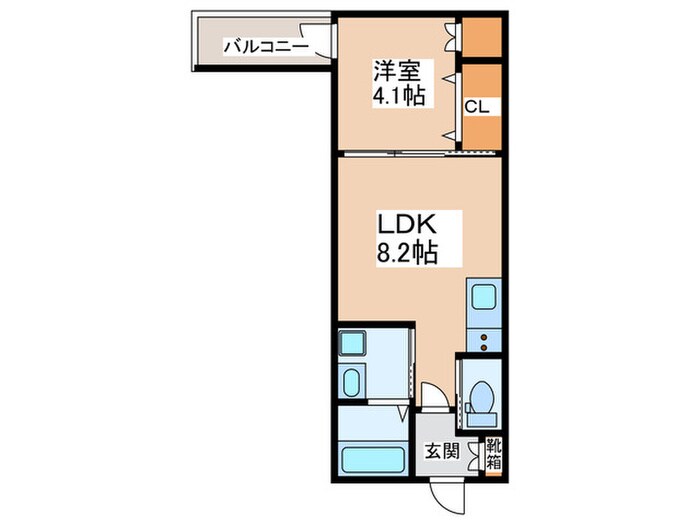 クニカ・パレスの物件間取画像