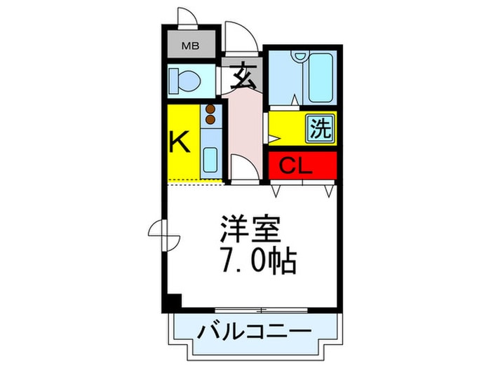 ルミネスク緑地の物件間取画像