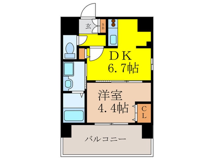 アドバンス新大阪Ⅴ(405)の物件間取画像