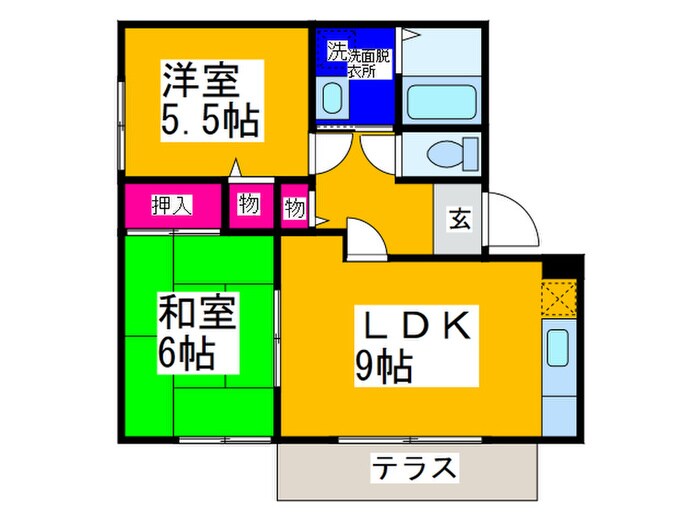 アネックスＡの物件間取画像
