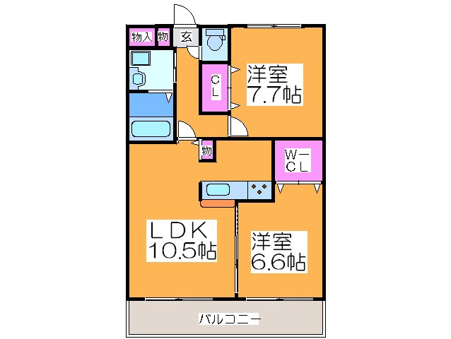 グランメゾン御崎の物件間取画像