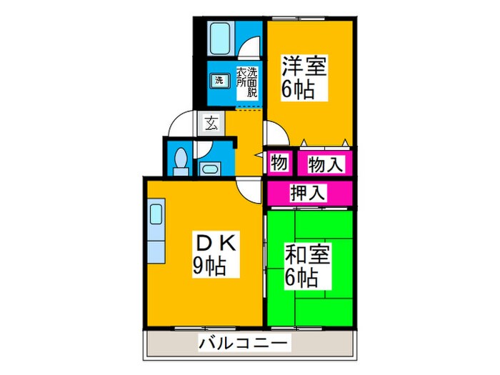 グランディ－ルしののめの物件間取画像