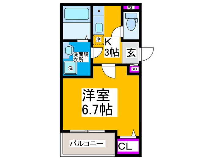 ALEGRIA放出の物件間取画像