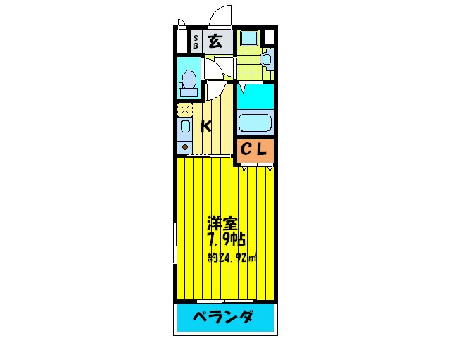 メッセ－ジ大工大前の物件間取画像