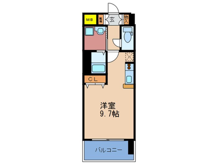 グランカーサ梅田北の物件間取画像