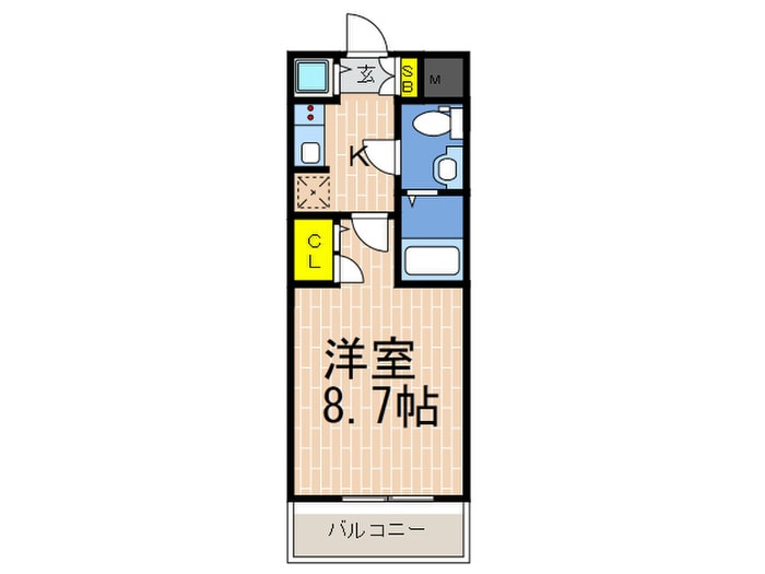 S-RESIDENCE神戸磯上通の物件間取画像