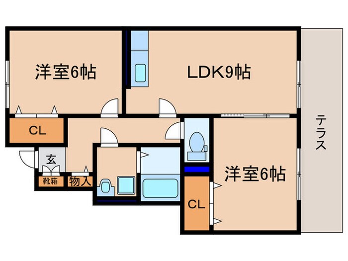 グリーナの物件間取画像