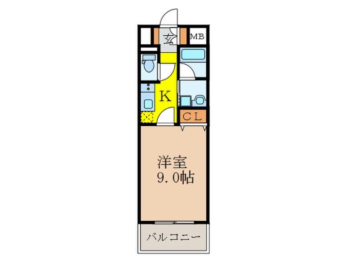 セレッソコート新大阪(415)の物件間取画像