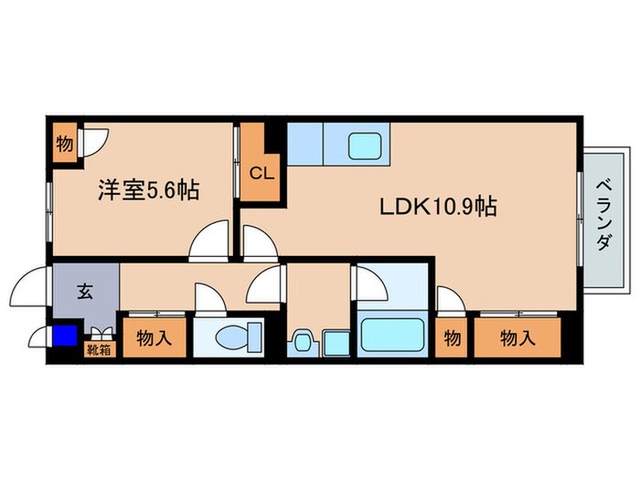 メゾンソレイユの物件間取画像