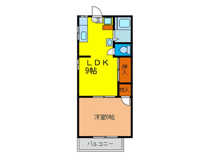 コーポ鼓ｹ滝の物件間取画像