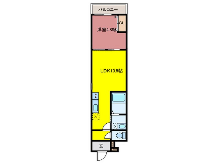 フジパレス森河内東Ⅱ番館の物件間取画像