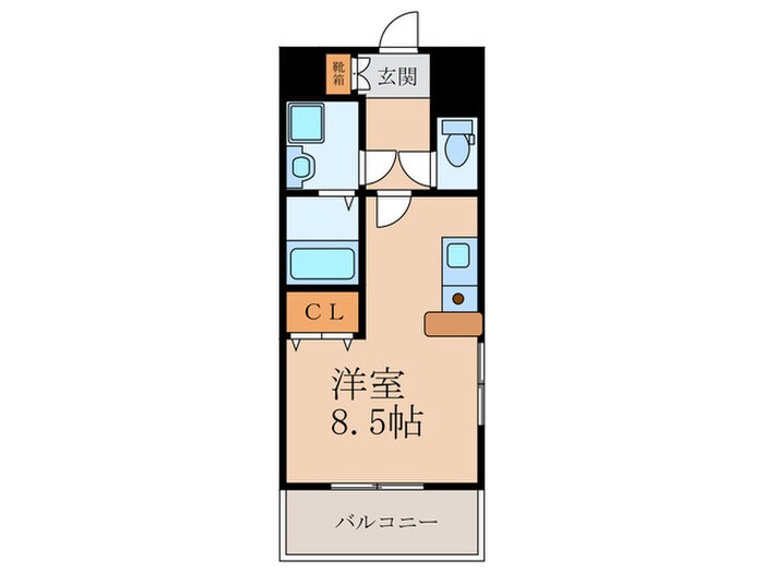 エクセレント上新１７宮原の物件間取画像