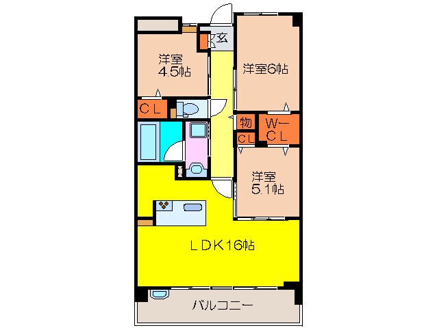 Ｇｒｅｅｎ　Ｈｉｌｌｓ　和の物件間取画像