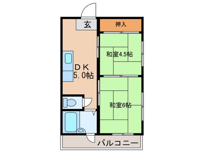 オリバーマンションの物件間取画像