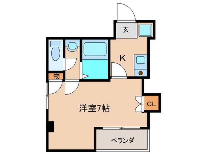 カサビエント大手前の物件間取画像