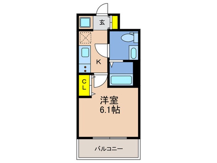 セレニテ神戸ミラクノールの物件間取画像