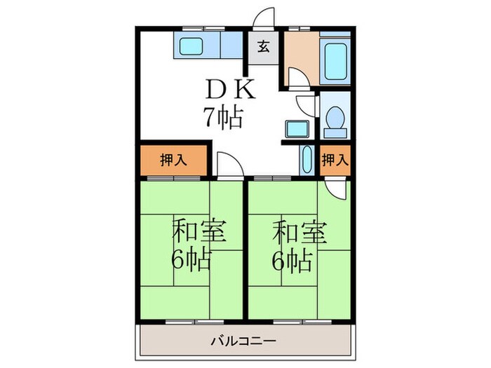 物件間取画像