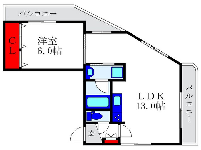 ルオール曽根の物件間取画像