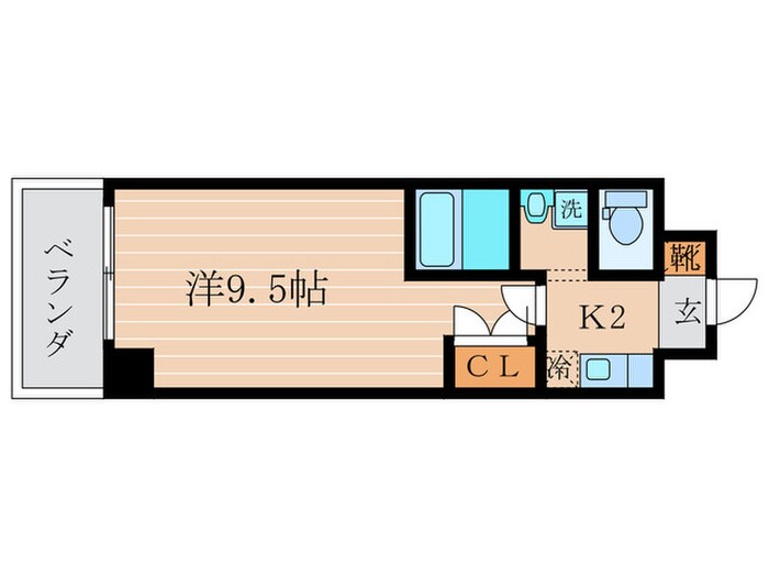 With 京 Seasonsの物件間取画像