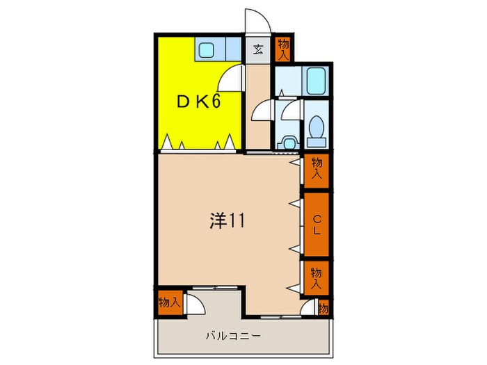 ロイヤルコ－ポ吉田の物件間取画像