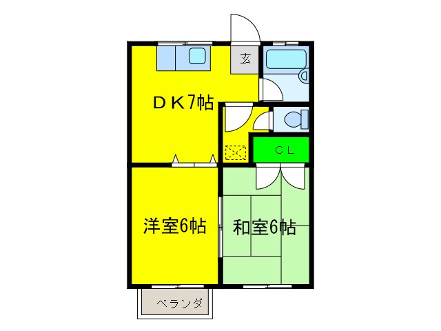 グランディ－ル堺の物件間取画像