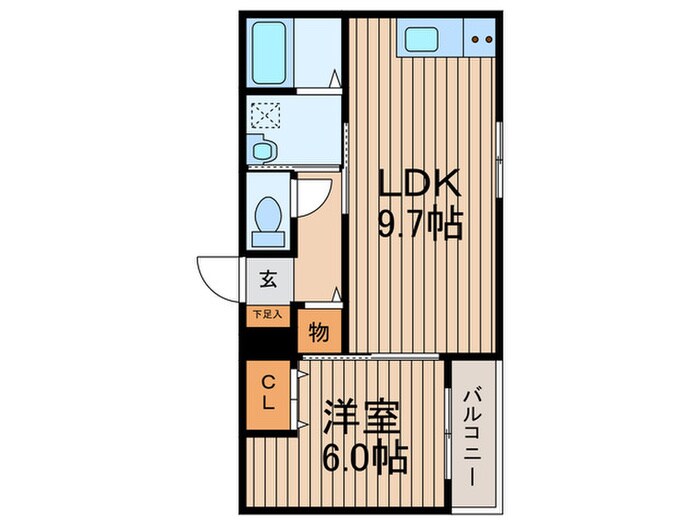 仮）グランシャリオ招提Ⅲの物件間取画像