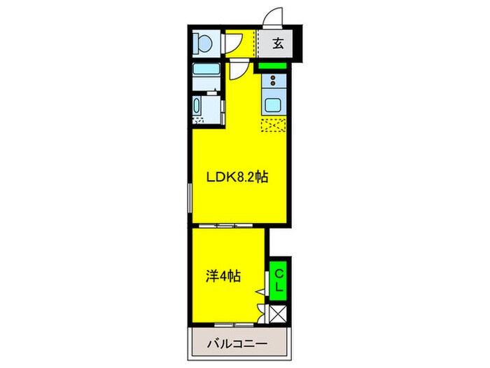 イリス香ヶ丘の物件間取画像