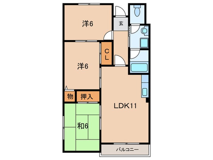 リアライズ高尾の物件間取画像