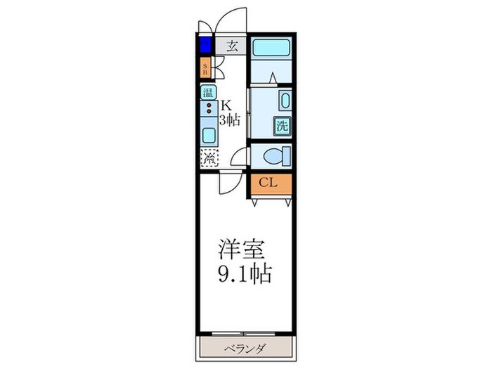 御所西室町サンハイツの物件間取画像