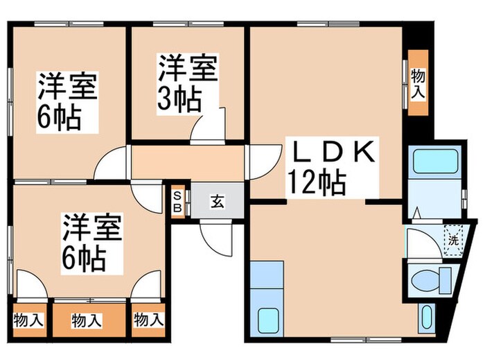 西村ビルの物件間取画像