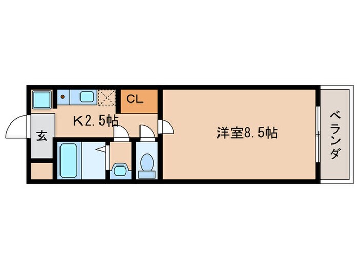 第36長栄ガーデンハイツヤマキの物件間取画像