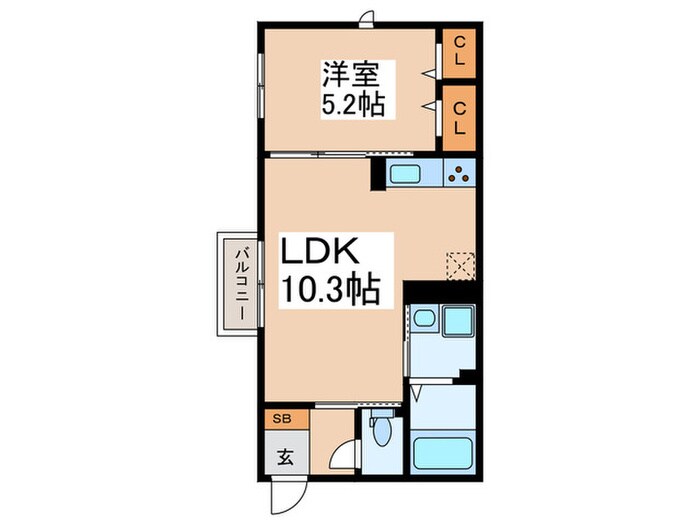 Ｇｒａｃｅ八尾南の物件間取画像