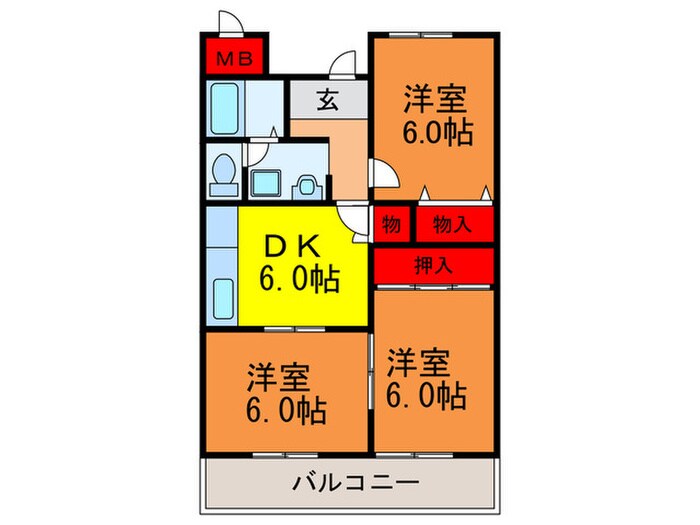 物件間取画像