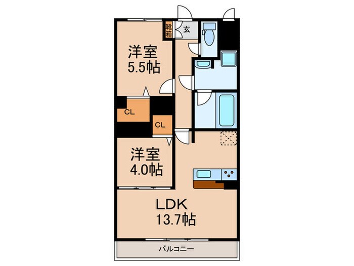 仮)中島様マンションの物件間取画像