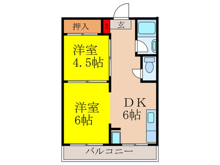 丸忠ビルの物件間取画像