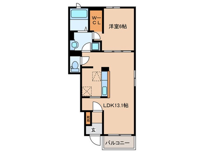 アビタシオンの物件間取画像