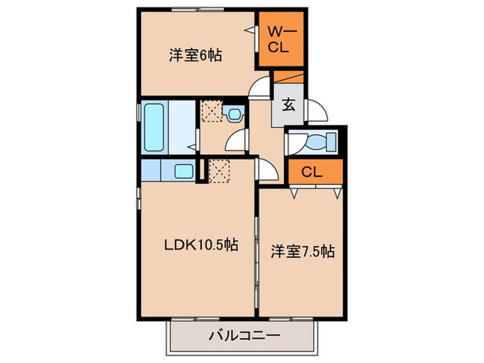 Thick　Gardenの物件間取画像