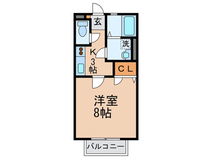 ウエストヒル開生の物件間取画像