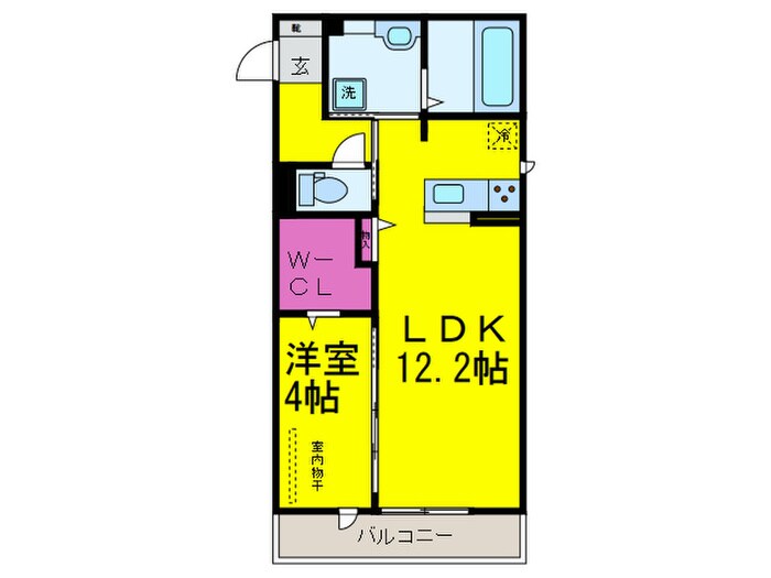 ルーチェ鳳の物件間取画像