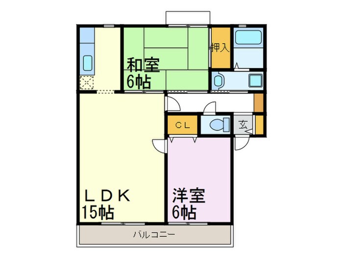 ウインディア大久保の物件間取画像