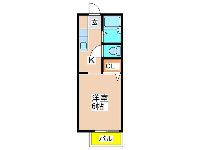 ハイツ桃太郎の物件間取画像