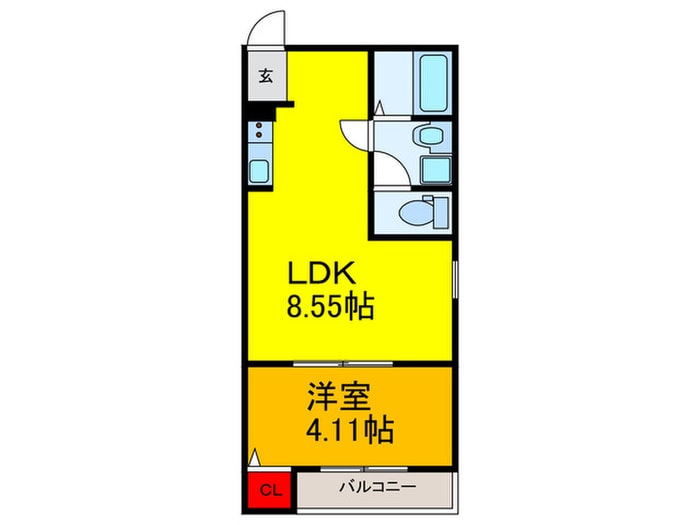 F+style大蓮東2号館の物件間取画像