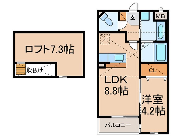 エスペランサの物件間取画像